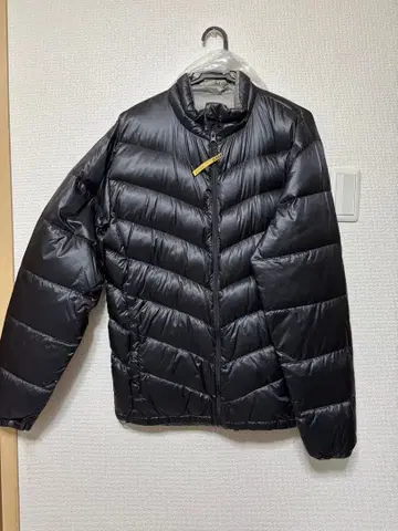 와코루 다운 자켓 다운 코트 블랙 LL