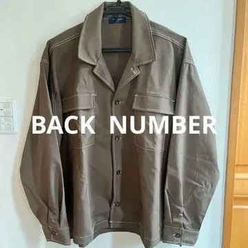 백 넘버 브라운 자켓 X-LARGE