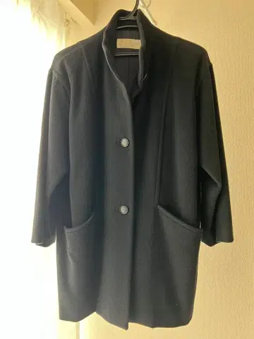 GEOFFREY BEENE 블랙 롱 코트