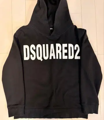 DSQUARED2 후드티 블랙