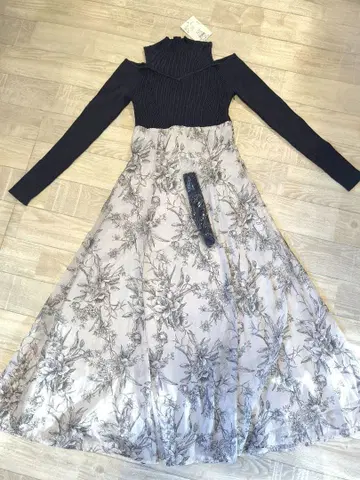 [ 미사용 새상품 ] MERCURYDUO 그레이 롱 원피스 M