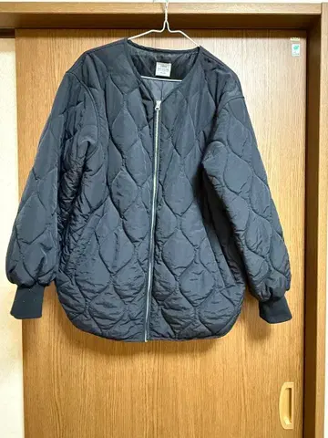 coen 블랙 퀼팅 자켓 L 사이즈