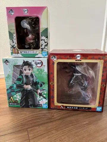 귀멸의 칼날 제일복권 피규어 세트