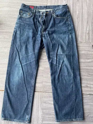 EDWIN 503 스트레이트 데님 34x33 다크 블루