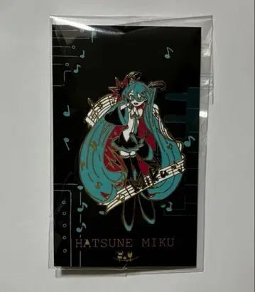 혁선전 개인전 3원색의 비망록 핀 배지 하츠네 미쿠