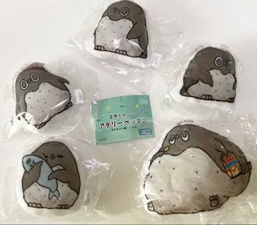 공허한 귀여움 아델리 펭귄 마스코트 봉제 인형 전 5종 세트 컴프 가챠