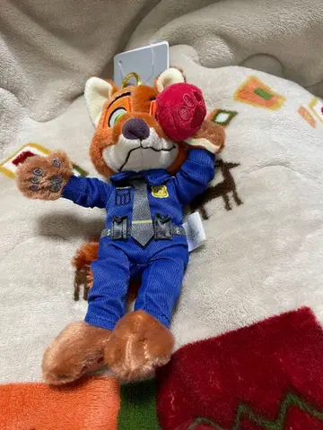 새상품 디즈니 닉 봉제 인형 키링 모그모그 주토피아