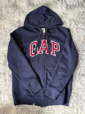 GAP 네이비 지퍼 후드티 XS