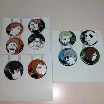 주술회전 제일복권 L상 캔 배지 세트 모음