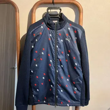 PUMA 네이비 패턴 자켓 L 사이즈