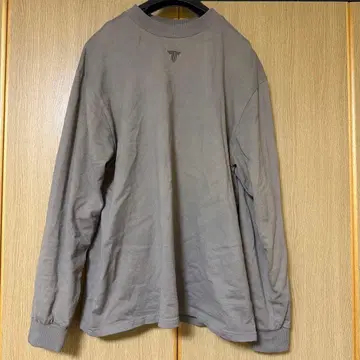 워시드 코튼 롱 T셔츠 카키