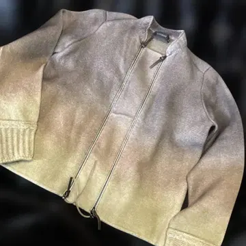 CIVIDINI 울 블루종 니트 자켓