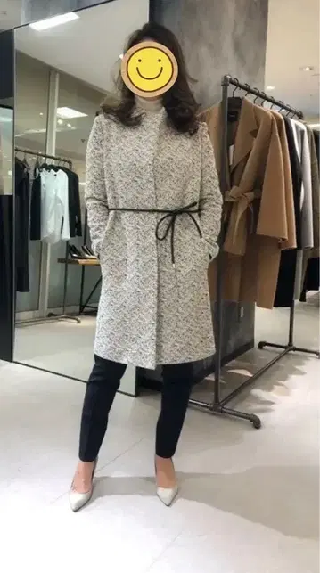 세오리- bamboo tweed 트위드 코트 theory