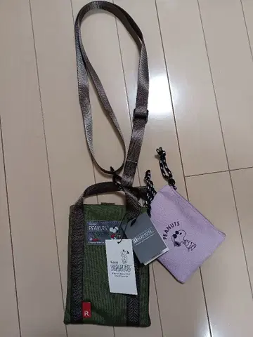 [ 즉시 구매 ] 루트 스누피 피넛 스마트폰 숄더 파우치