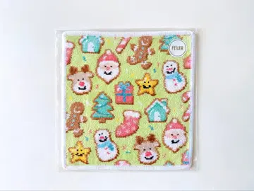 미개봉 크리스마스 쿠키 손수건