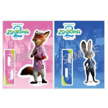 디즈니 주토피아 2 닉 와일드 아크릴 스탠드 주디 홉스