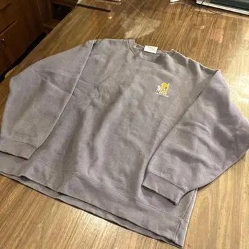 PEAKABOO 피부 90s 맨투맨 그레이 캐릭터