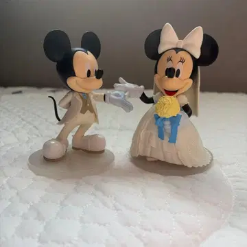 디즈니 미키 미니 피규어 웨딩 브라이덜