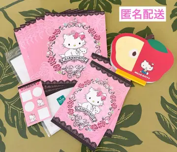 산리오 레트로 키티 키티 메모장 레터 세트