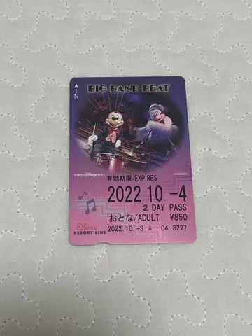 디즈니 리조트 라인 프리 티켓 빅 밴드 비트 2022년