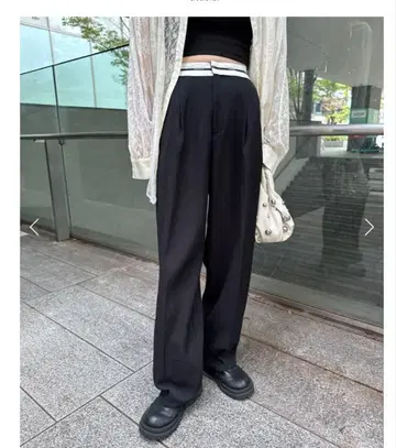 LOGO WAIST MARBELT PANTS