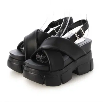 EVOL 통굽 크로스 데드스탁 샌들