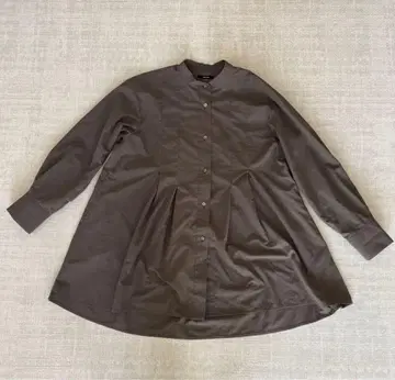 저널 스탠다드 밴드 카라 셔츠 튜닉 블라우스