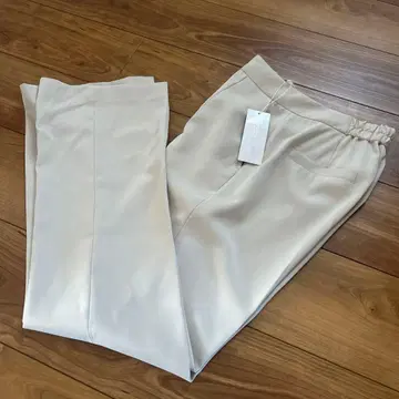 프로포션 바디 드레싱 팬츠 슬릿 플레어 팬츠 여성용