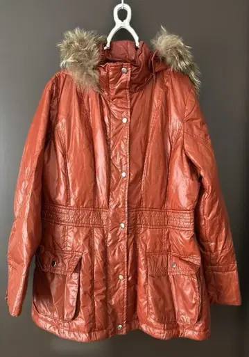 멋쟁이! 후드 퍼 포함 아우터 L 사이즈