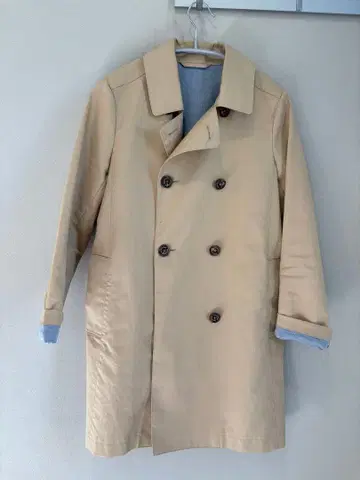 매킨토시 MACKINTOSH 베이지 더블 브레스트 트렌치코트