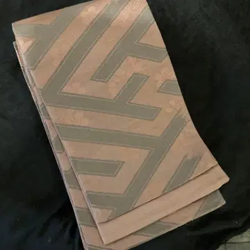 꼼사데모드 사야 꽃 향기 염색 리버서블 반폭 오비