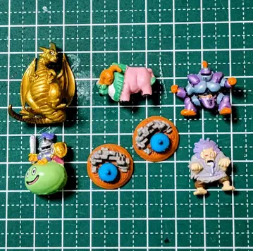 드래곤 퀘스트 SL 작은 컬렉션 미니 피규어 7개