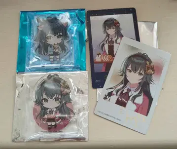 학마스 츠키무라 테마리 아크릴 스탠드 인스턴트 사진풍 카드