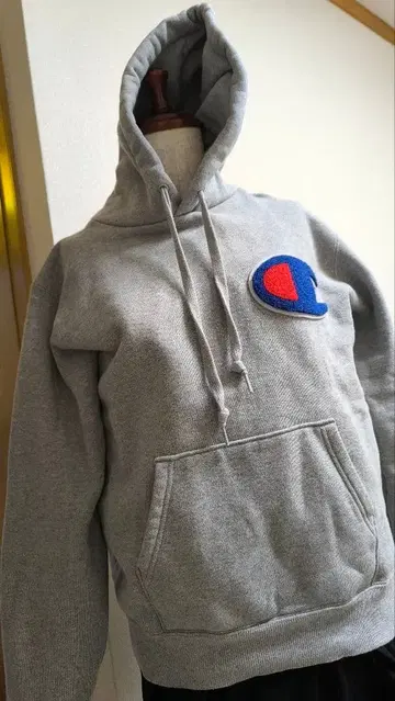 Champion 빅 로고 후드 맨투맨