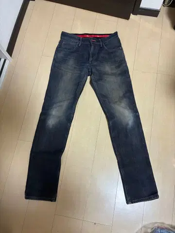 EDWIN 505 다크 블루 슬림핏 데님