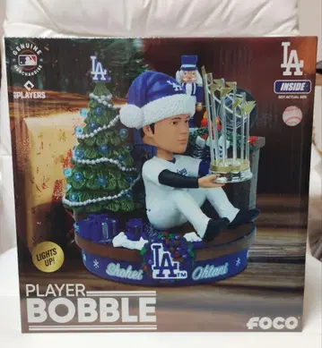 새상품 빛나는 오타니 쇼헤이 다저스 크리스마스 라이트업 기능 피규어