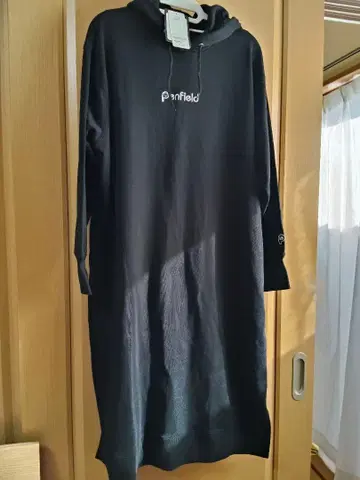 Penfield 블랙 후드 부착 롱 원피스 새상품