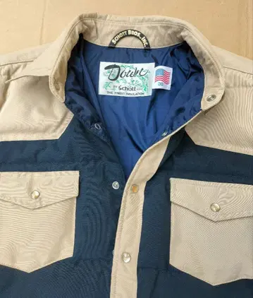 Schott DOWN 다운 자켓 M83148 NAVY 38