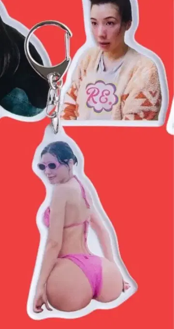 RE. 나카 리이사 아크릴 키링 빅 엉덩이