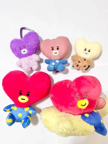 BT21 TATA 봉제 인형 6세트