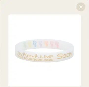 Hey!Say!JUMP S say 투어 굿즈 러버 밴드 미개봉 새상품