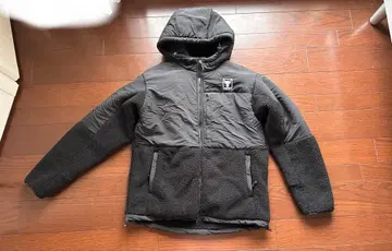 쟈칼 플리스 후디 자켓 블랙