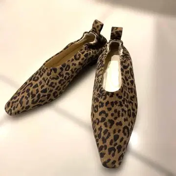 레오파드 플랫슈즈 사이즈 37