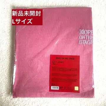 [미사용 새상품] L 사이즈 HOPE ON THE STAGE 티셔츠 핑크
