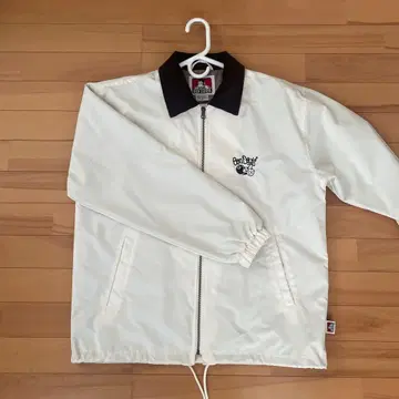 BEN DAVIS 화이트 나일론 자켓