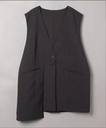 JEANASIS 아지메 디자인 베스트/196225 그레이