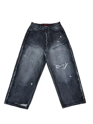 미사용 새상품 Jaded London 데미지 데님 W32