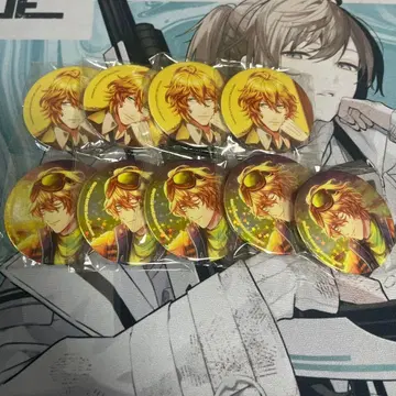 우타프리 시노미야 나츠키 샤니라이 스타 홀로그램 캔뱃지