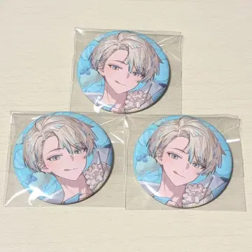 니지산지 히바치 마나 Sweet Floaties 캔뱃지 3개