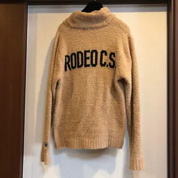 RODEO C.S. 후드 부착 가디건 M 베이지